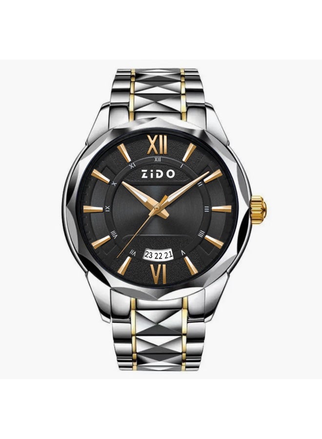 Zido Fashion High-end Business Men's Versatile Quartz Watch No.1 Black Dial - Image 4
