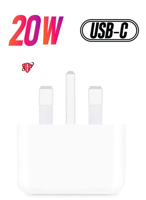 Type C Fast Charger PD 20W Power Adapter for iPhone 13/12/11/14 Series, Plug PD Power Adapter Wall Plug Compatible with iPhone 14