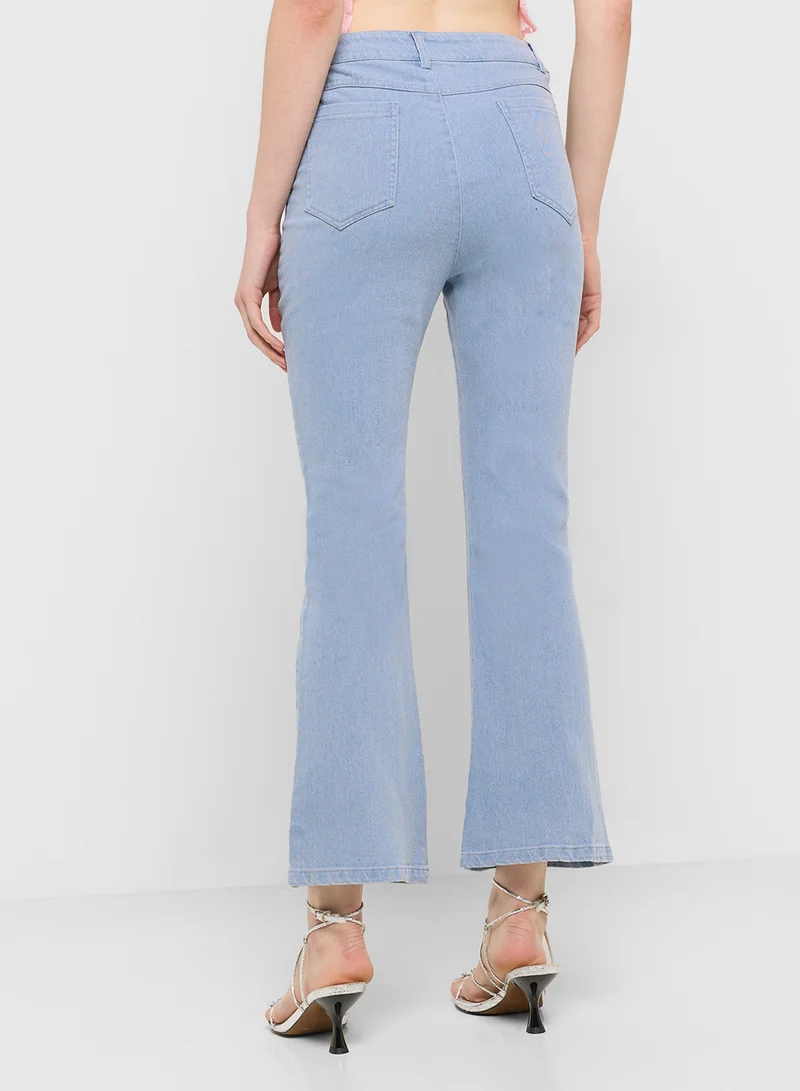 Ginger High Waist Flared Jeans