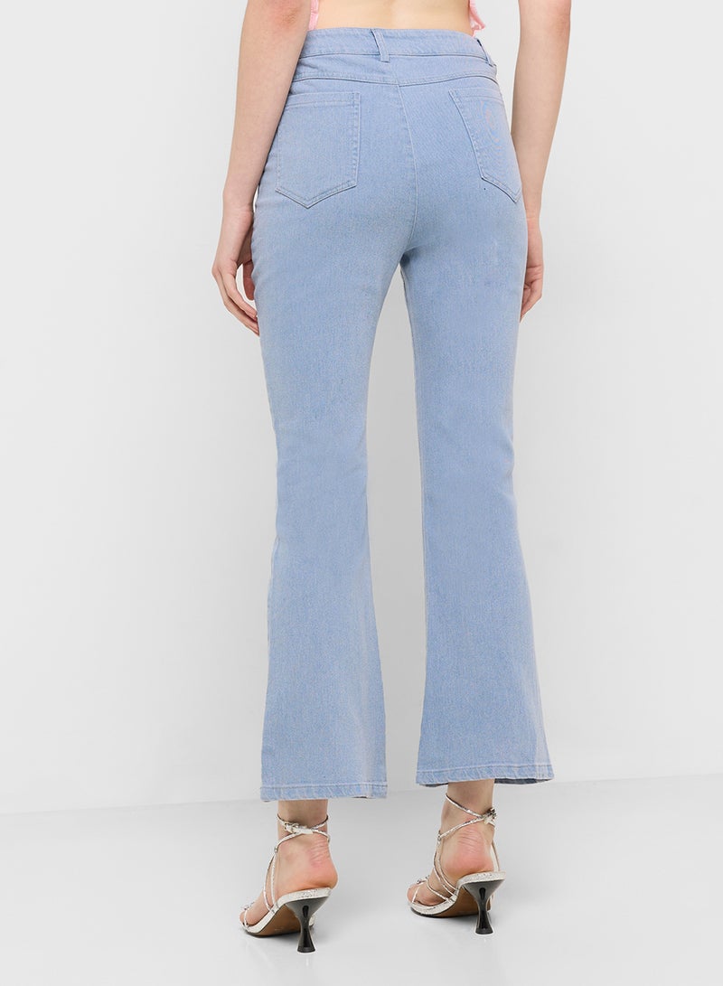 Ginger High Waist Flared Jeans  - Image 3