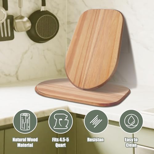 PQPO Wooden Mixer Slider Compatible with KitchenAid 4.5-5 Quart Tilt-Head Stand Mixer, Kitchen Countertop Sliders,Mixer Moving Tray Attachments - Image 3