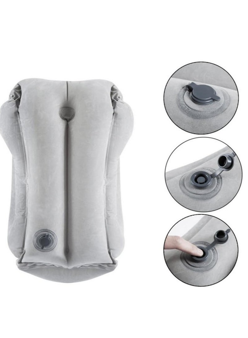 Travel Inflatable Pillow Multi functional Smart Inflatable Neck and Head Support Sleep Pillow for Airplane Bus Car Train Home and Office - Image 2