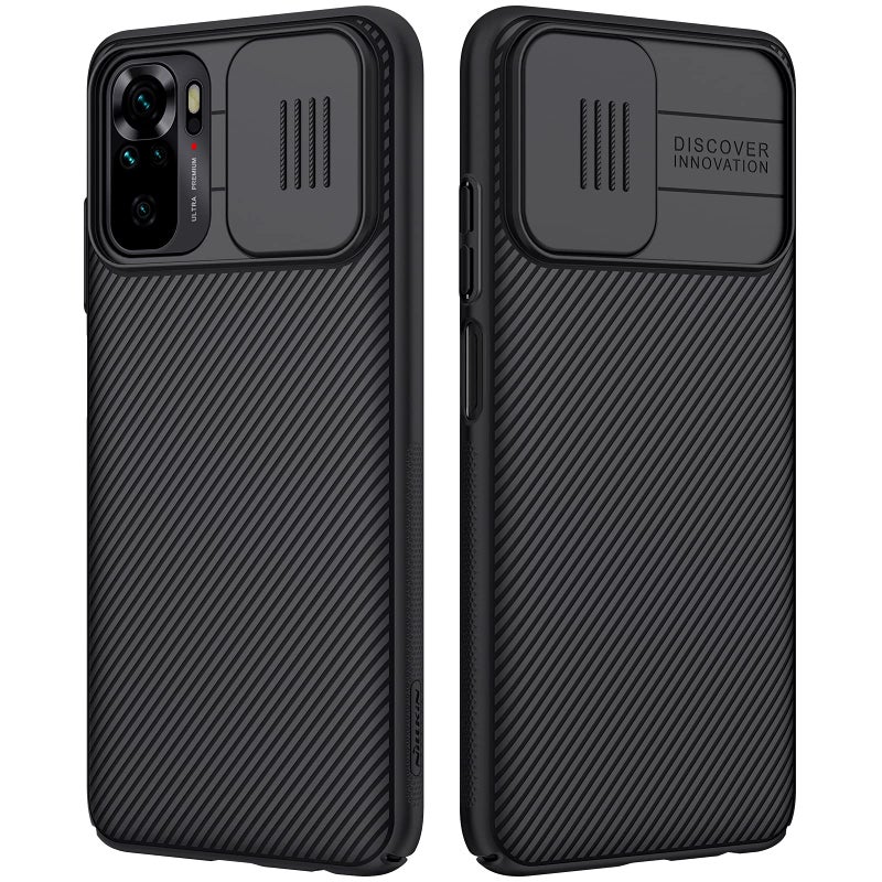 Nillkin XiaoMi RedMi Note 10 4GNote 10S Case CamShield Series Case with Slide Camera Cover Slim Stylish Protective Case for XiaoMi RedMi Note 10 4GNote 10S  Black