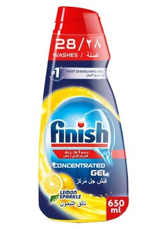 Finish Concentrate Gel Dishwasher Lemon 650ml