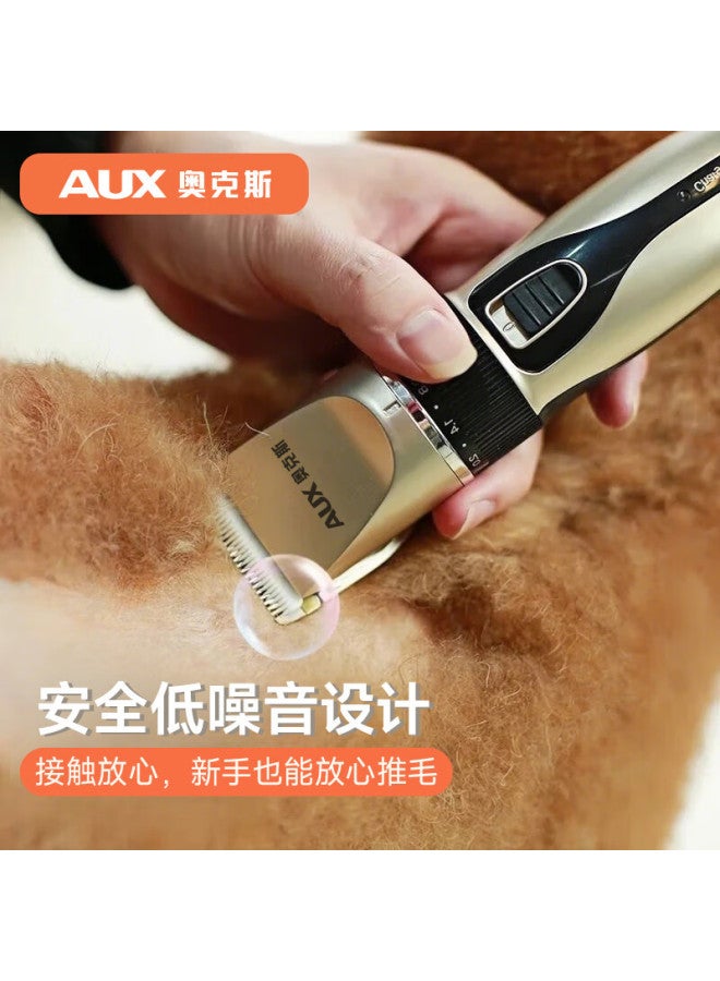Aux Pet Hair Clipper, Dog Electric Trimmer, Electric Grooming Tool, Large Dog Teddy Hair Clipper, Cat Hair Trimmer, Pet Salon Specialized Hair Clipper