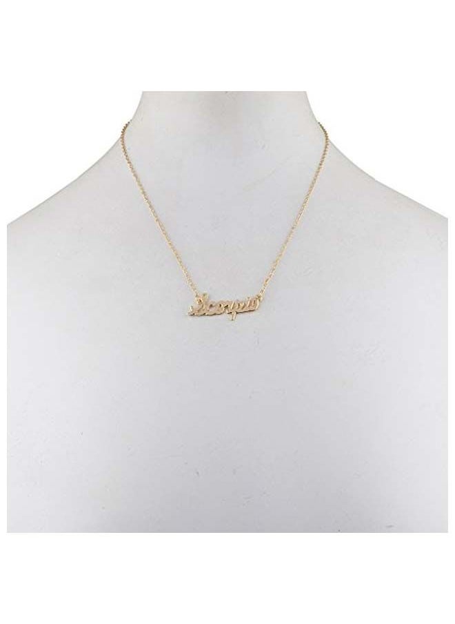 NIBEMINENT Brass Scorpio Pendant Necklace Gold  - Image 2