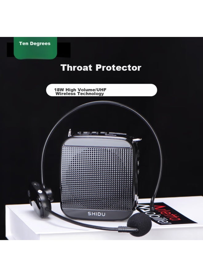 SHIDU S613 Small Bee Amplifier, Teacher's Classroom Amplifier, High Volume Outdoor Loudspeaker, Tour Guide Long Battery Life, Anti-howling Megaphone, Wireless Microphone - Image 1
