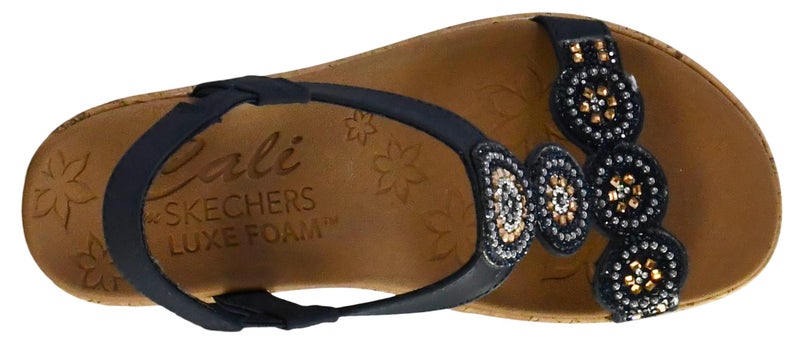 SKECHERS صندل سكيشرز للنساء بيفرلي - ديت غلام ، أزرق داكن ، 10 - Image 5