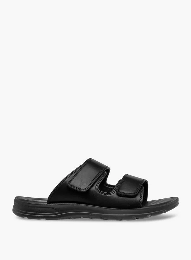 LBL by Shoexpress BLACK Men Hook & Loop Arabic Sandals for Men | Best Price UAE