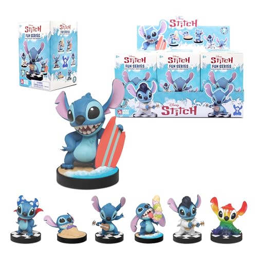 YuMe Disney Lilo and Stitch Blind Box 6 Pack 3 Movie Inspired Figurines Collectible Figures Blind Box for Fans Kids Ideal Gift for Birthdays Holidays Collectors Ages 8 - Image 1