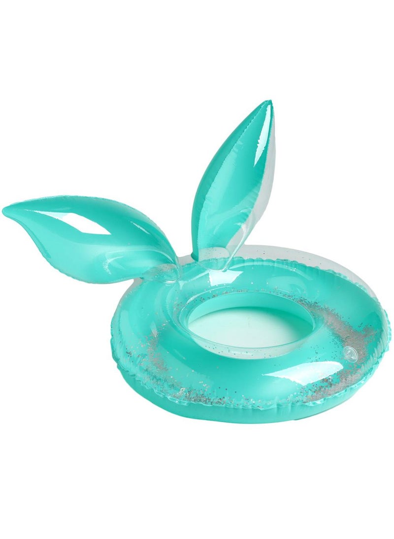 Y&D Giant Mermaid Tail Pool Float PVC Inflatable Floats Mermaid Swimming Ring Suitable for Ages 5-9 Years Kids Green-A 55CM - Image 1