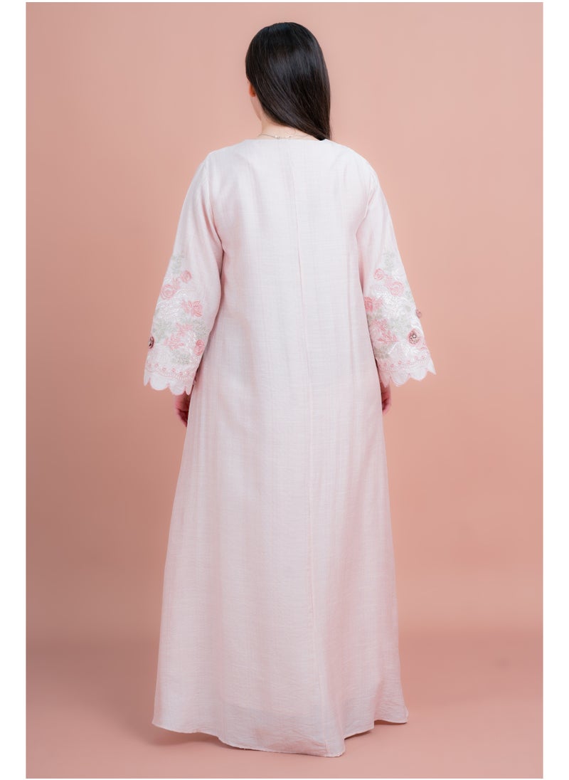 اكسا جلابية عصرية مطرزة  - Image 2