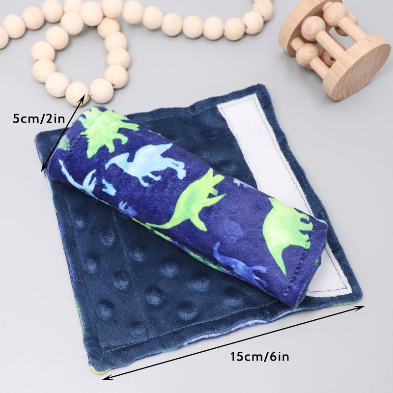 TANOFAR Baby Strap Cover  Stroller Strap Cover  Dinosaur Car Seat Strap Covers  Car Seat Straps Shoulder Pads  2 Pack  Watercolor Pattern  For Baby Toddler Infant Boy Girl - Image 4