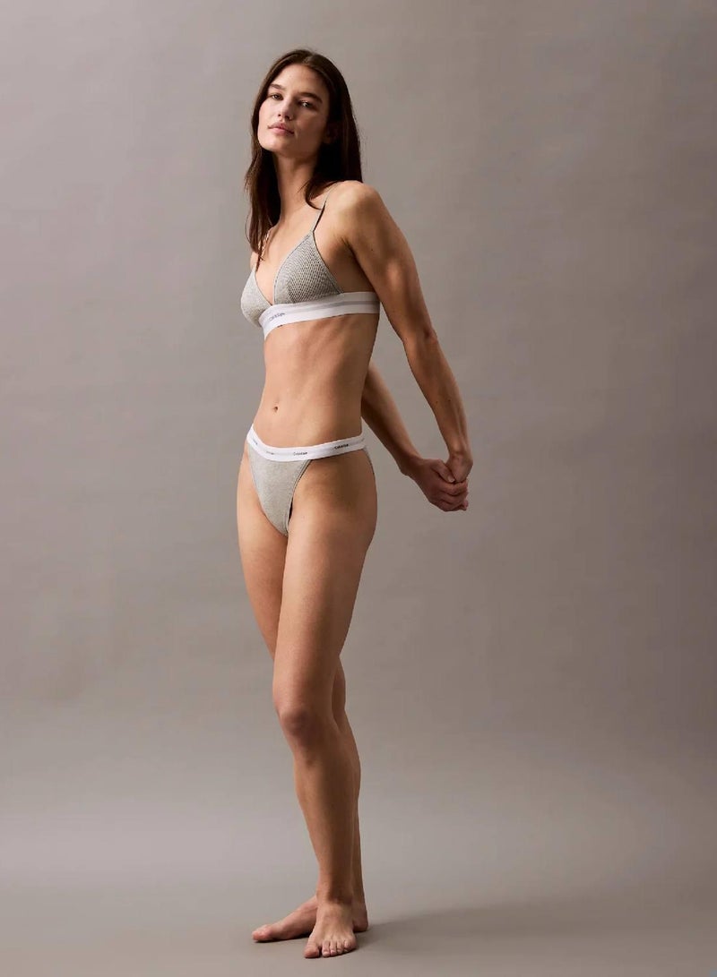 كالفن كلاين برا بتصميم مثلث - Cotton Modal Rib - Image 3