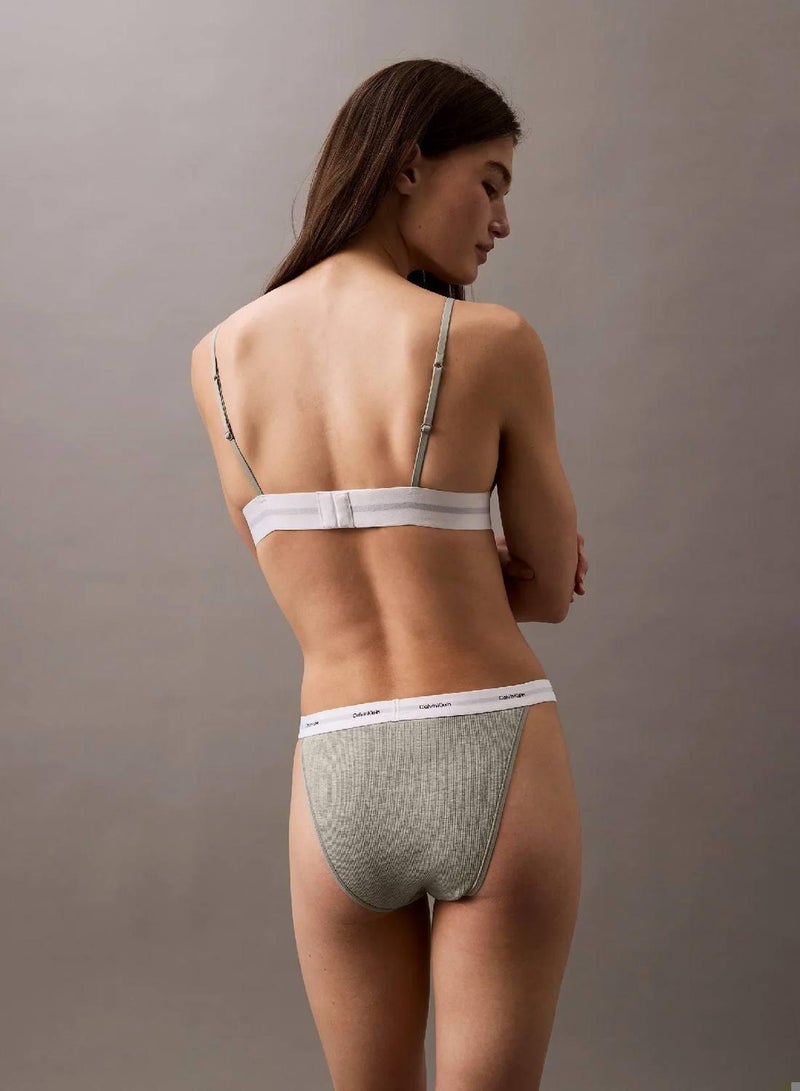 كالفن كلاين برا بتصميم مثلث - Cotton Modal Rib - Image 4