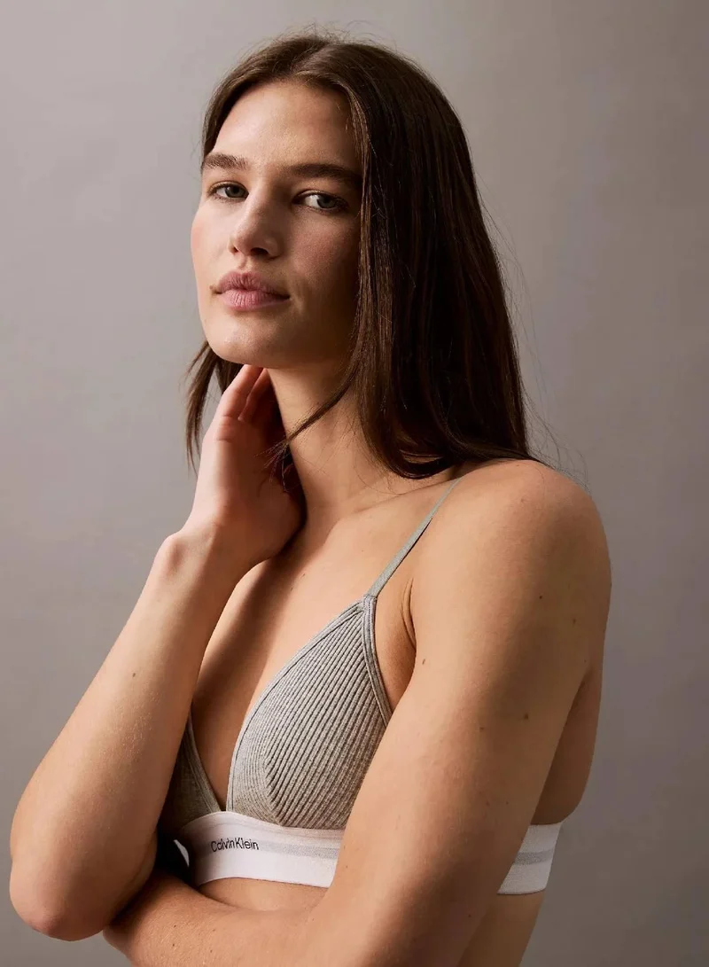 كالفن كلاين برا بتصميم مثلث - Cotton Modal Rib
