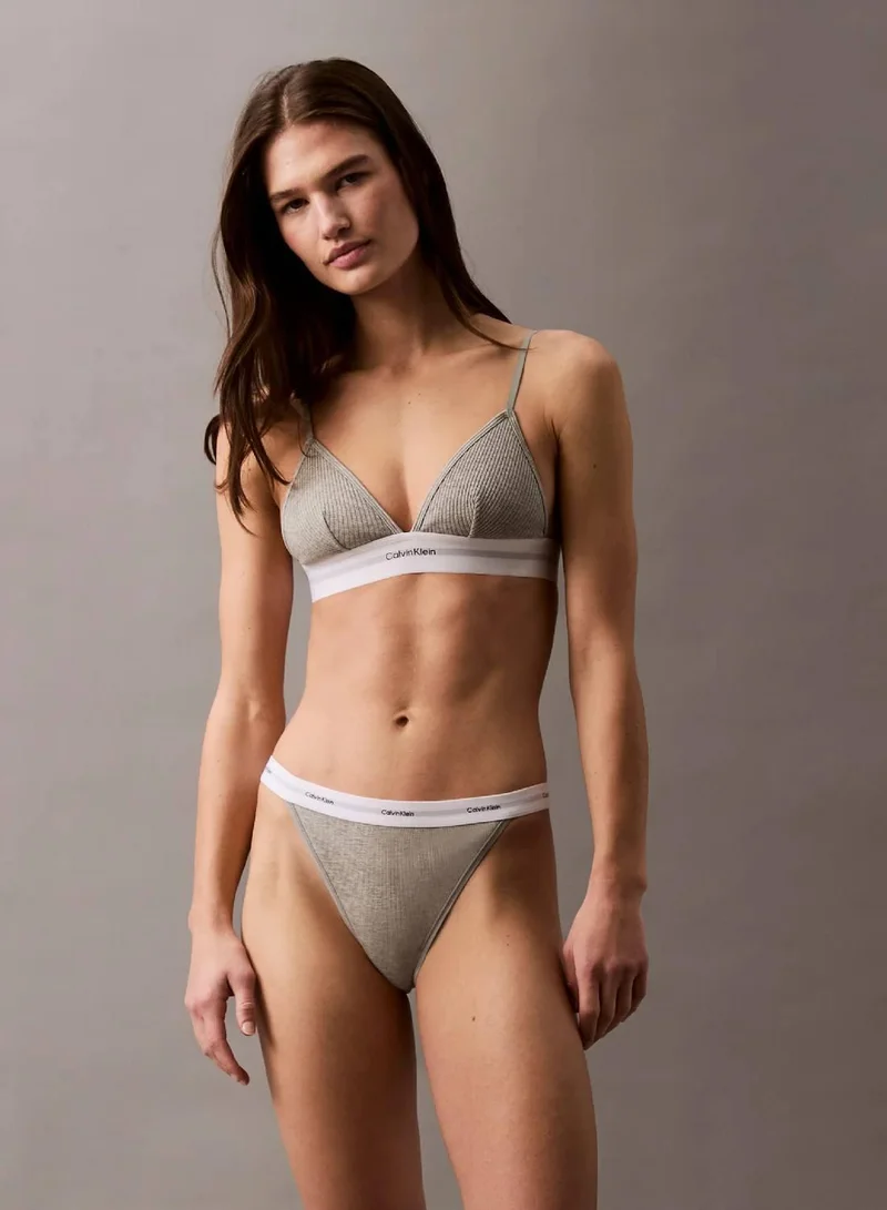 كالفن كلاين برا بتصميم مثلث - Cotton Modal Rib