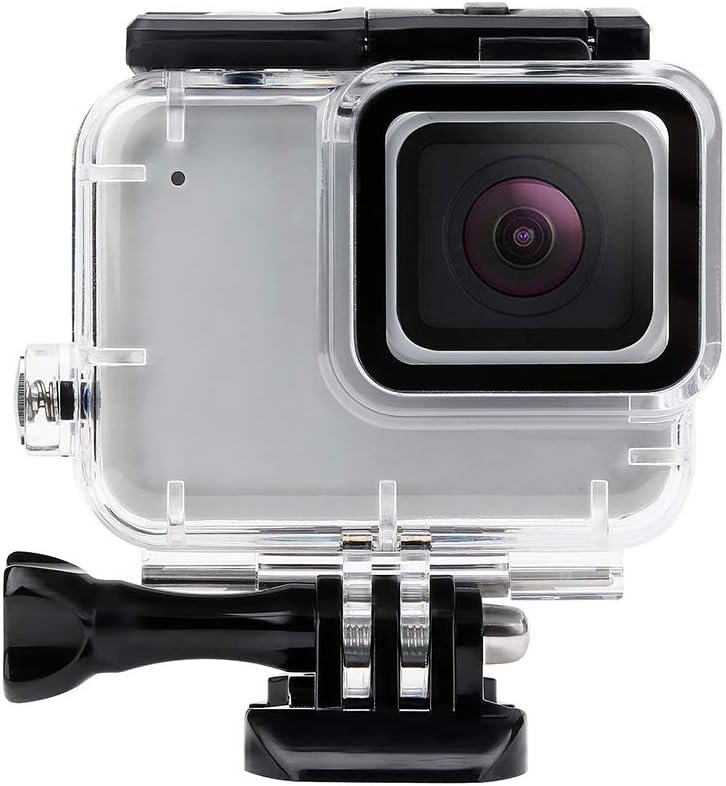FiTSTILL 148FT/45M Waterproof Housing Case Only for Go Pro Hero 7 White & Silver, Protective Underwater Dive Case Shell Bracket Mount for Go Pro Hero 7 White & Silver Action Camera Accessories - Image 4