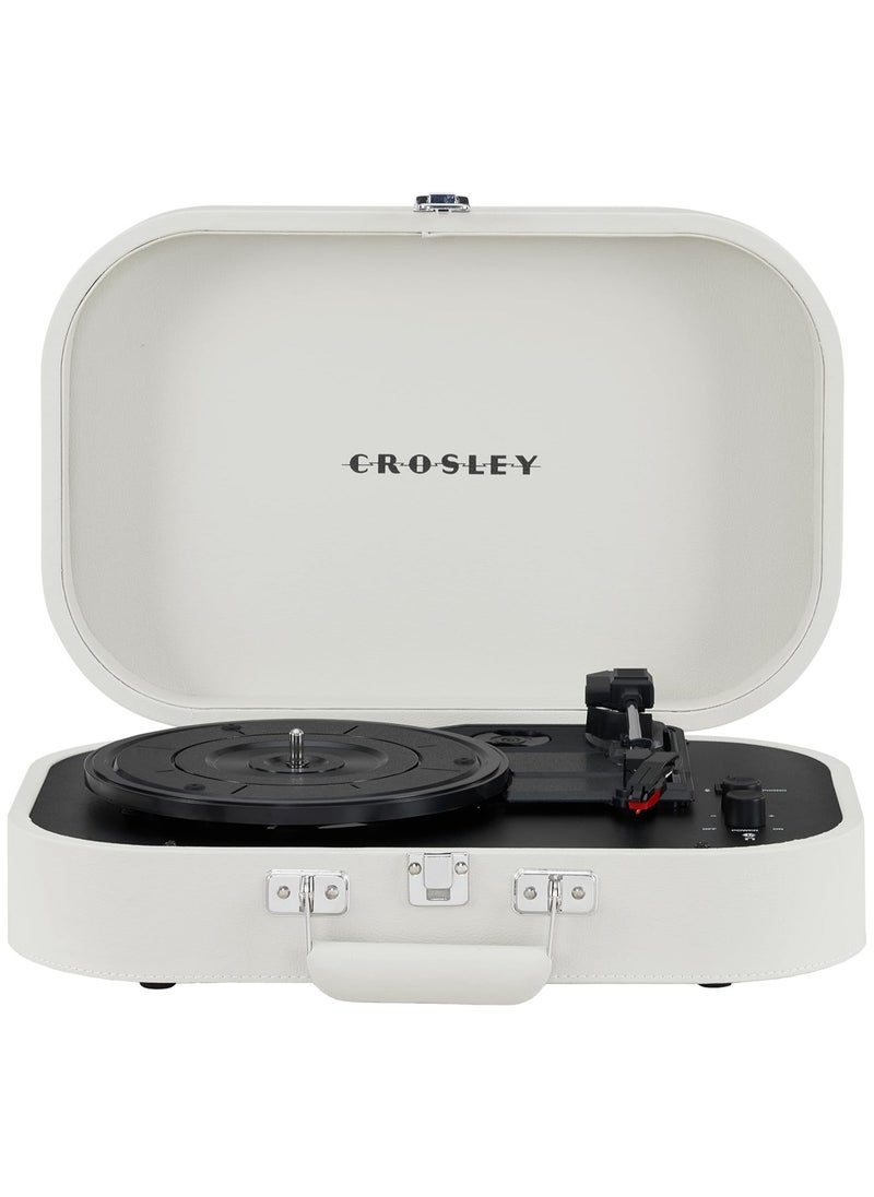 Crosley - Crosley CR8009B-DU Discovery Vintage Bluetooth in/Out 3-Speed Belt-Driven Suitcase Vinyl Record Player Turntable, Dune - Image 1