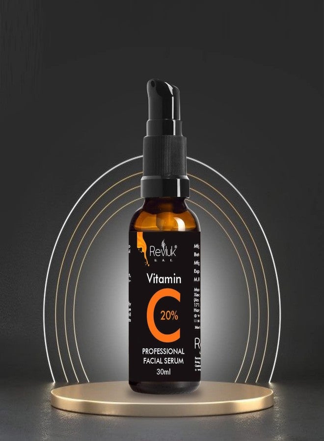 Revluk-Profesional Vitamin C + Hyaluronic Acid - Brightening & Anti‑Ageing Facial Serum Facial Serum For Glowing & Radiant Skin | Dark Spots Uneven Skin Tone|For Dull Skin - 30ml - Image 1