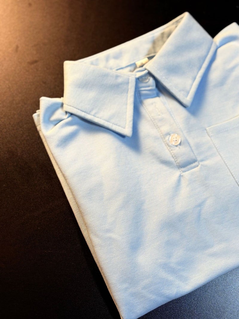 Demi Miao Si Silk Pole Summer Lightweight Short Sleeve Shirt Ice Silk Breathable Non-Iron Slim Fit Casual Business J001 - Image 1