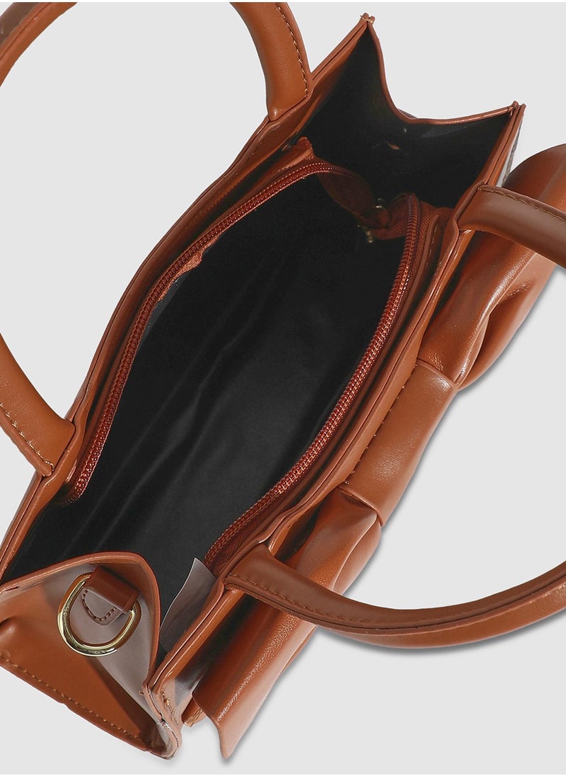 Haute Sauce - Bow Mini Handbag - Brown - Image 1