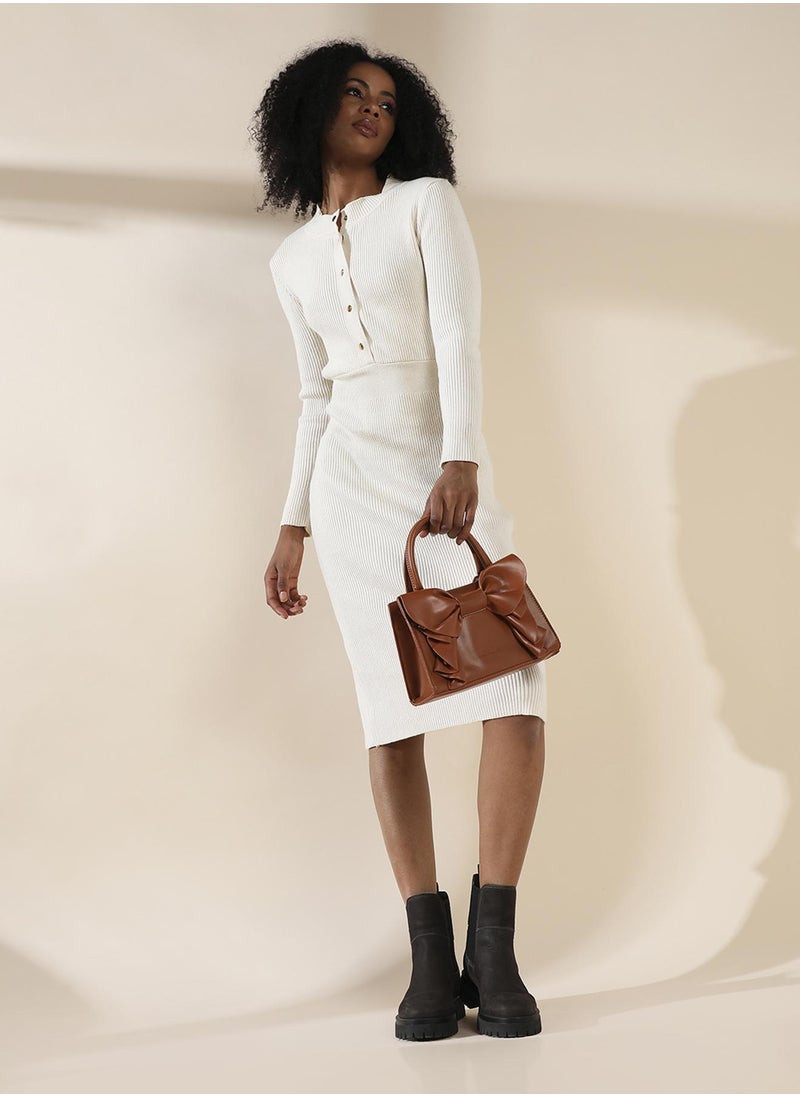 Haute Sauce - Bow Mini Handbag - Brown - Image 1