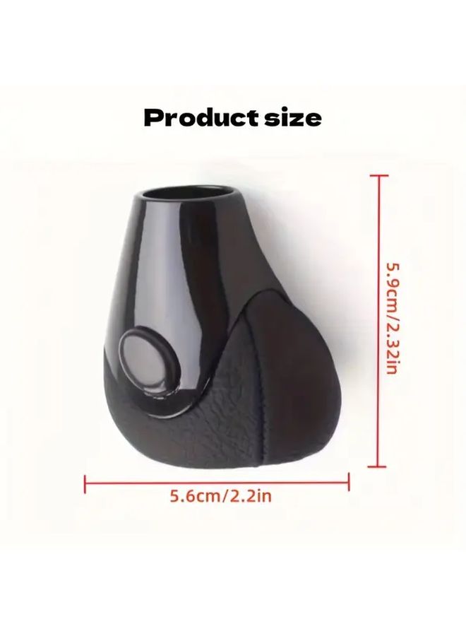 Automatic Gear Shift Knob Lever Shifter For Car Interior Upgrade Black Color - Image 2
