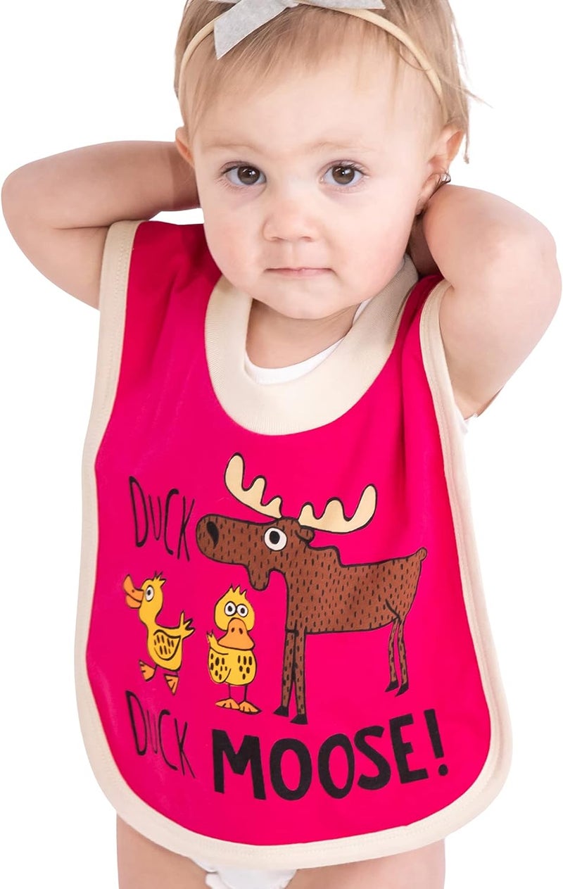 Lazy One LazyOne Animal-Print Baby Bibs, Cute Baby Shower Gifts, One Size - Image 3