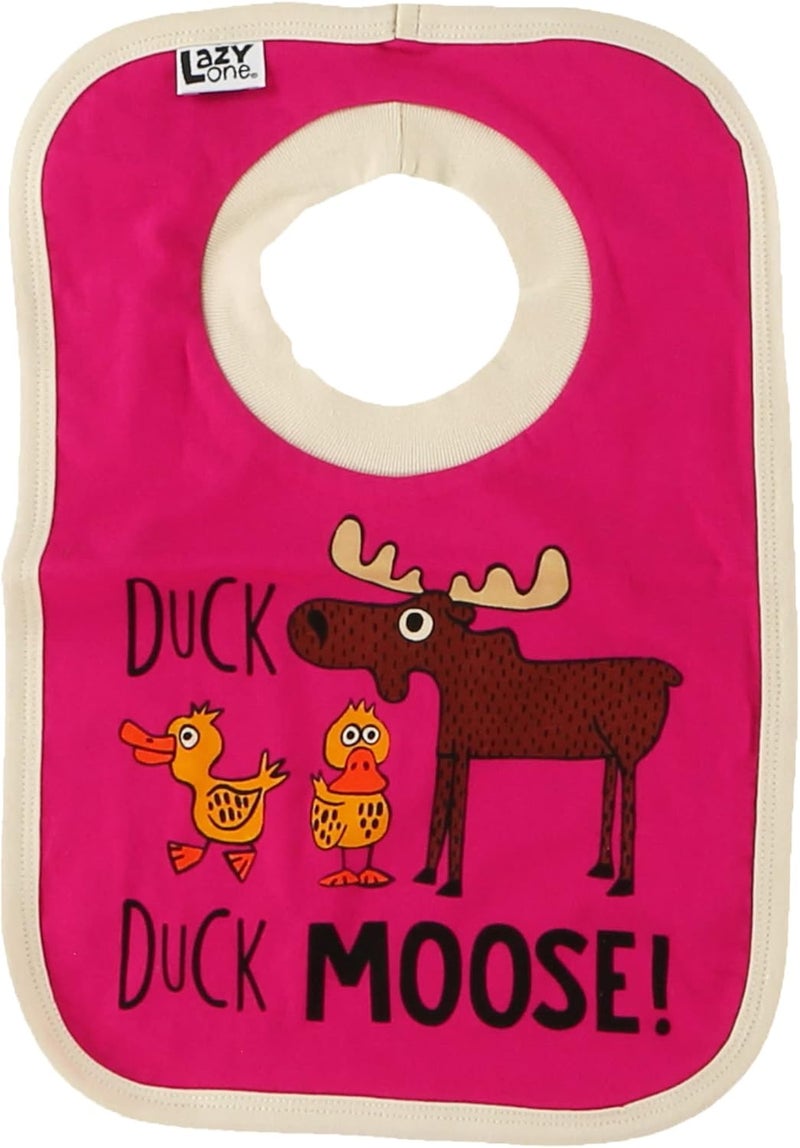 Lazy One LazyOne Animal-Print Baby Bibs, Cute Baby Shower Gifts, One Size - Image 1