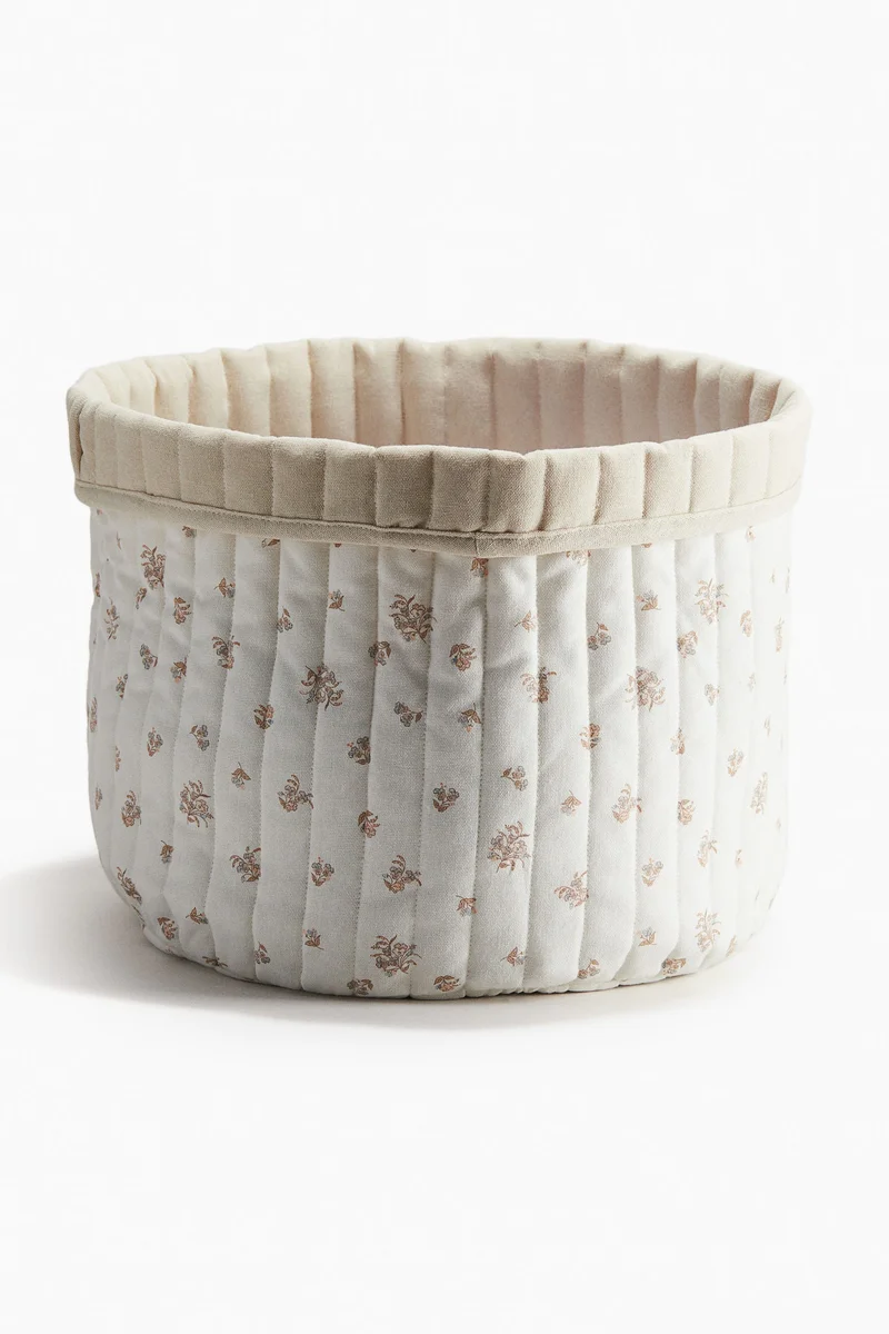 H&M Large quilted storage basket