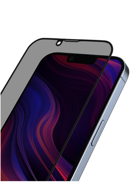 Moxedo Ultra Shield Tempered Glass Screen Protector Privacy 9H Hardness Full Coverage Anti-Spy Protection with Auto-Align Easy Applicator Compatible for iPhone 13 Pro Max 6.7 inch