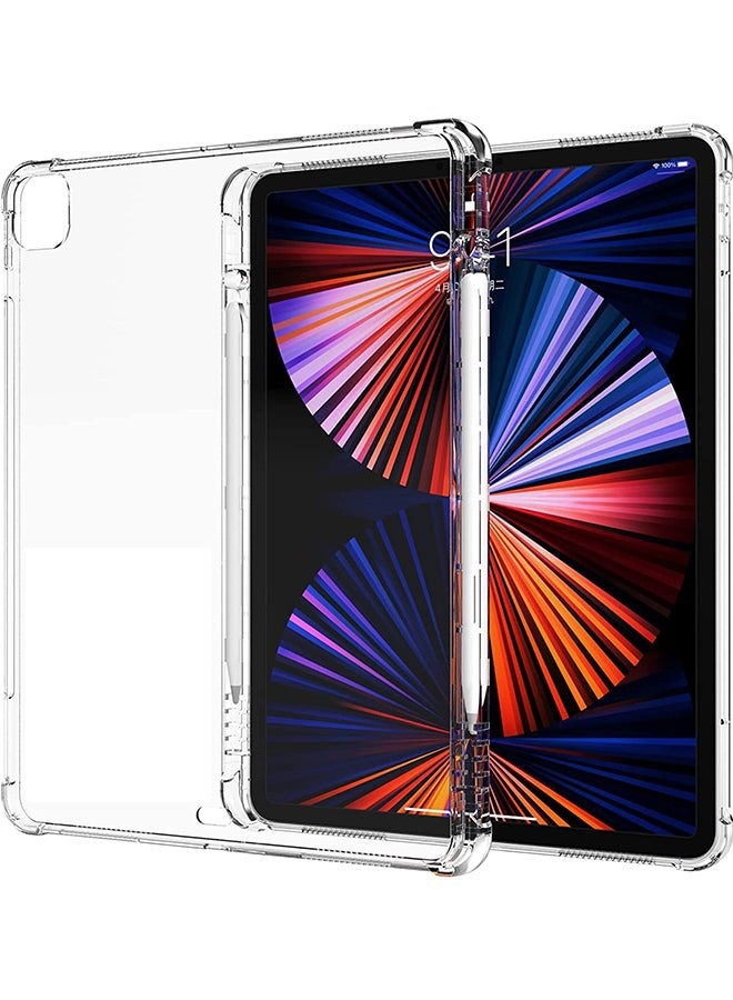 كابتن تيك Protective Case Cover For Apple iPad Pro 12.9 (2021/2020/2018) Clear - Image 1