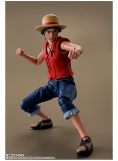 BANDAI TAMASHII S.H. Figuarts One Piece: A Netflix Series – Monkey D. Luffy Action Figure by Bandai Tamashii Nations  - Image 3