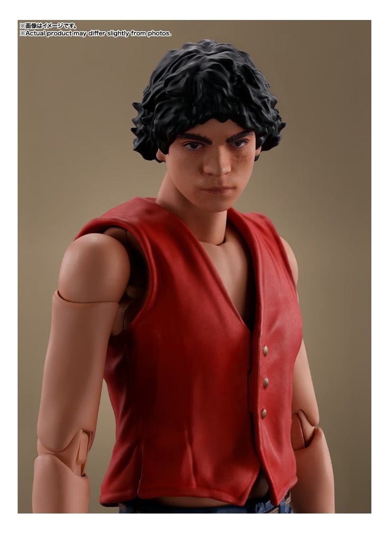 BANDAI TAMASHII - S.H. Figuarts One Piece: A Netflix Series – Monkey D. Luffy Action Figure by Bandai Tamashii Nations - Image 1
