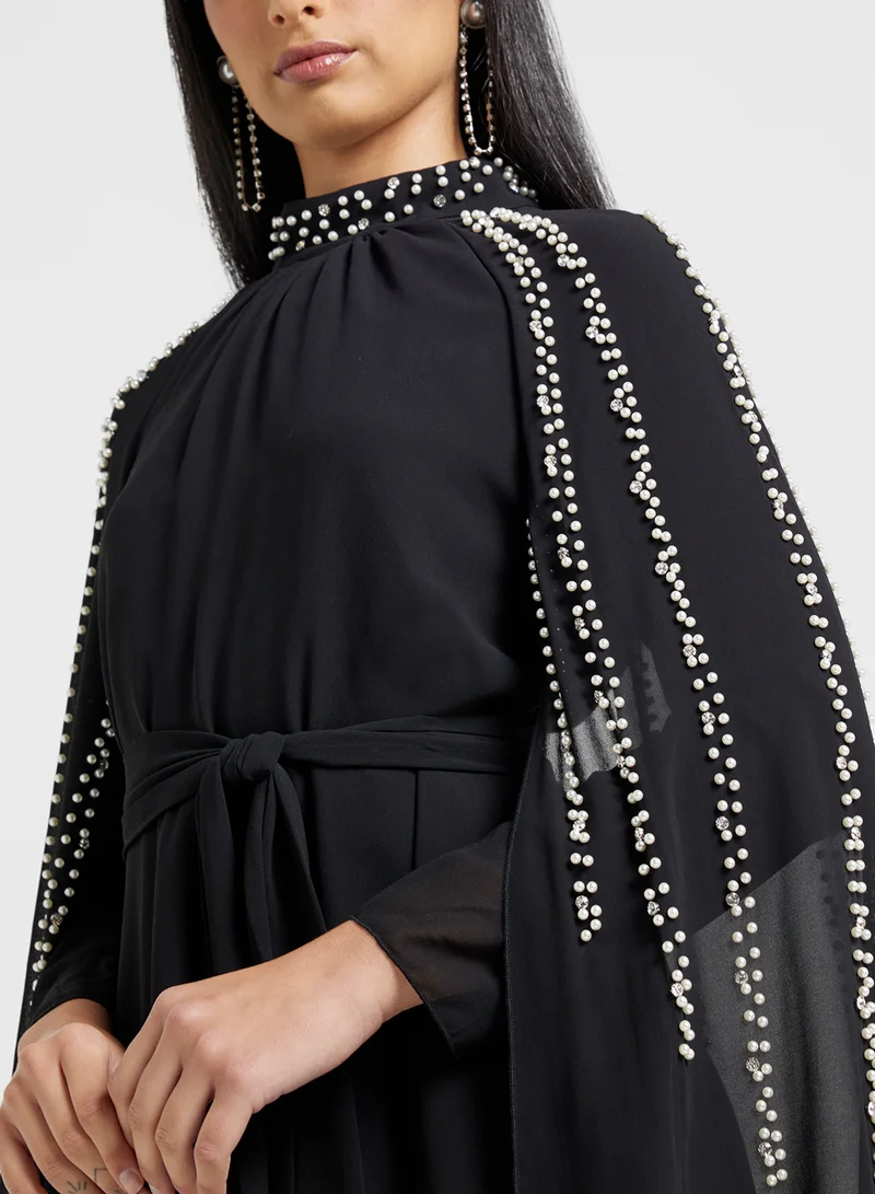 Khizana Embellished Sleeve Dress