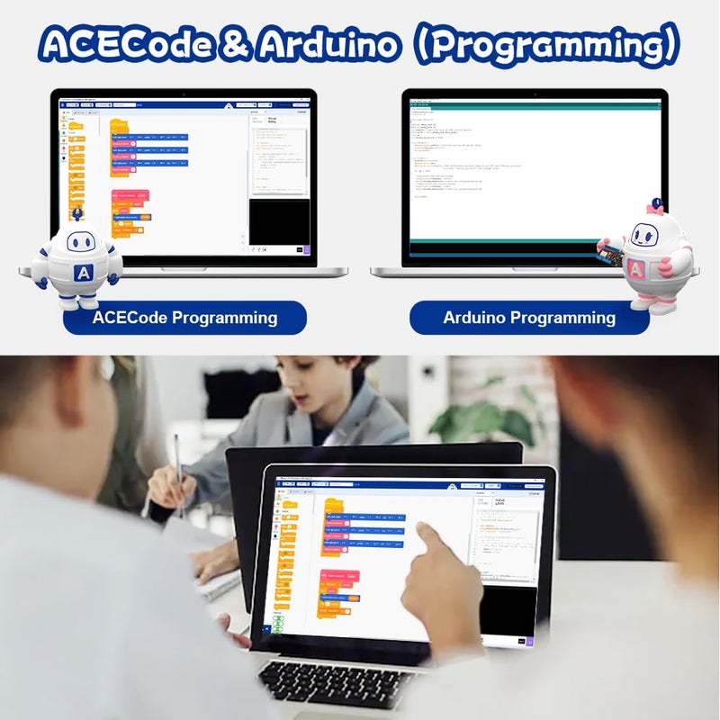 ACEBOTT STEM Robotics Science Kits for Adults, ESP8266 Spider Robot Building Kit, App Remote Control, Walking Crawling Fun Educational Toy for 12 + Year Old Boys, Girls, Teens, Adults Unique Gifts - Image 3