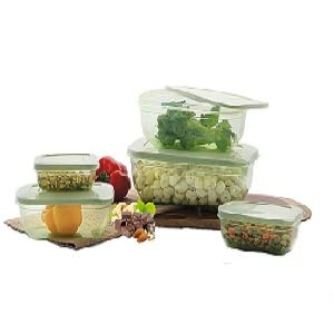 DOLIVA 5 Pcs Kitchen Food Container Meat Storage Box Fridge & Freezer Fish Storage Basket Food Container - Plastic Bowl Package Containers, 5 pcs (150 ml, 290 ml, 580 ml,1700 ml, 2700 ml/Multicolor) - Image 4