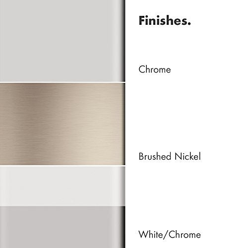 hansgrohe Croma Select S 7-inch Water Saving Low Flow Showerhead Modern 2-Spray Rain, IntenseRain with QuickClean in Brushed Nickel, 04388820 - Image 5