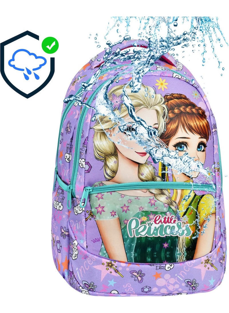 Çantaland 3-Pack Primary School Frozen Patterned, Girls Lunch Box and Pencil Case School Bag  - Image 5