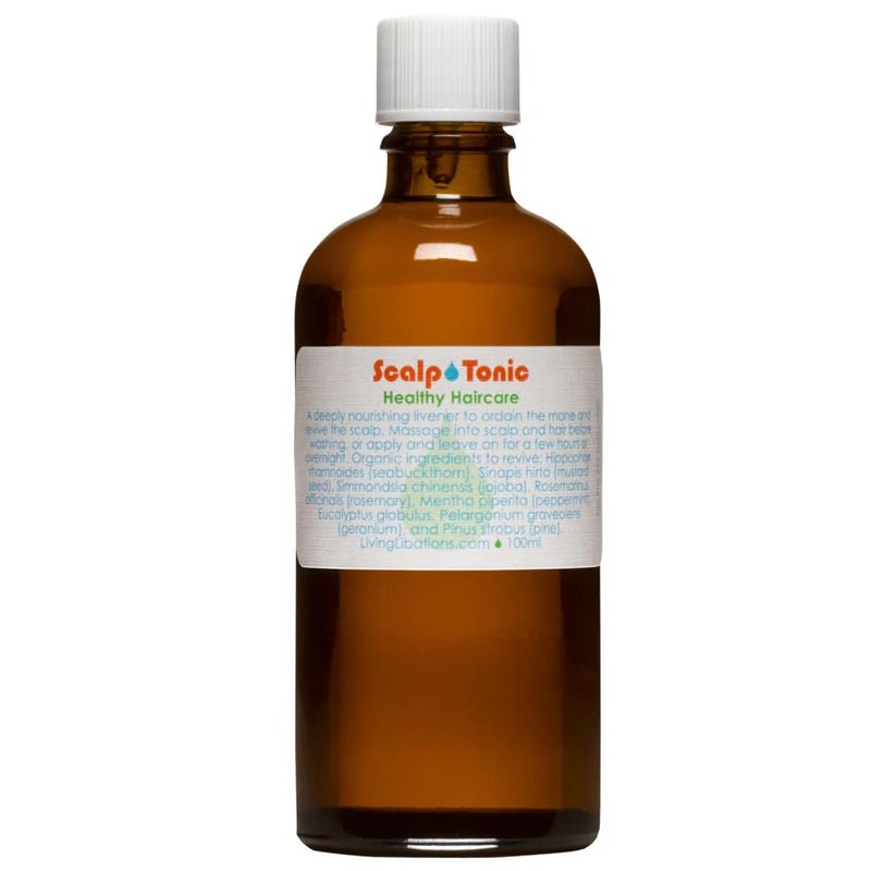 Living Libations - Organic Hair & Scalp Tonic | Natural, Wildcrafted Clean Beauty (3.38 fl oz | 100 ml)