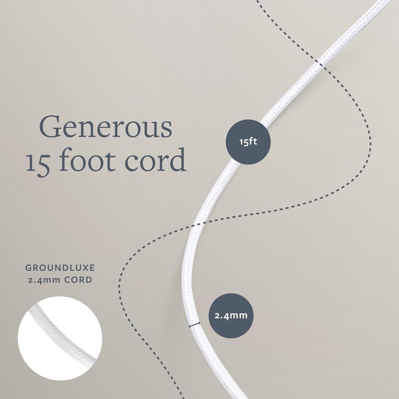 GroundLuxe Universal Grounding Cord – 15ft Replacement Cable for Grounding Sheets, Mats, Pillowcases & Earthing Devices – Connect to Outlet or Grounding Rod – Standard Snap Connection - Image 3
