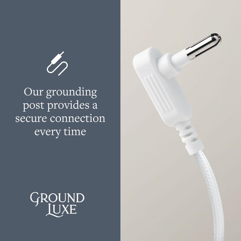 GroundLuxe Universal Grounding Cord – 15ft Replacement Cable for Grounding Sheets, Mats, Pillowcases & Earthing Devices – Connect to Outlet or Grounding Rod – Standard Snap Connection - Image 5