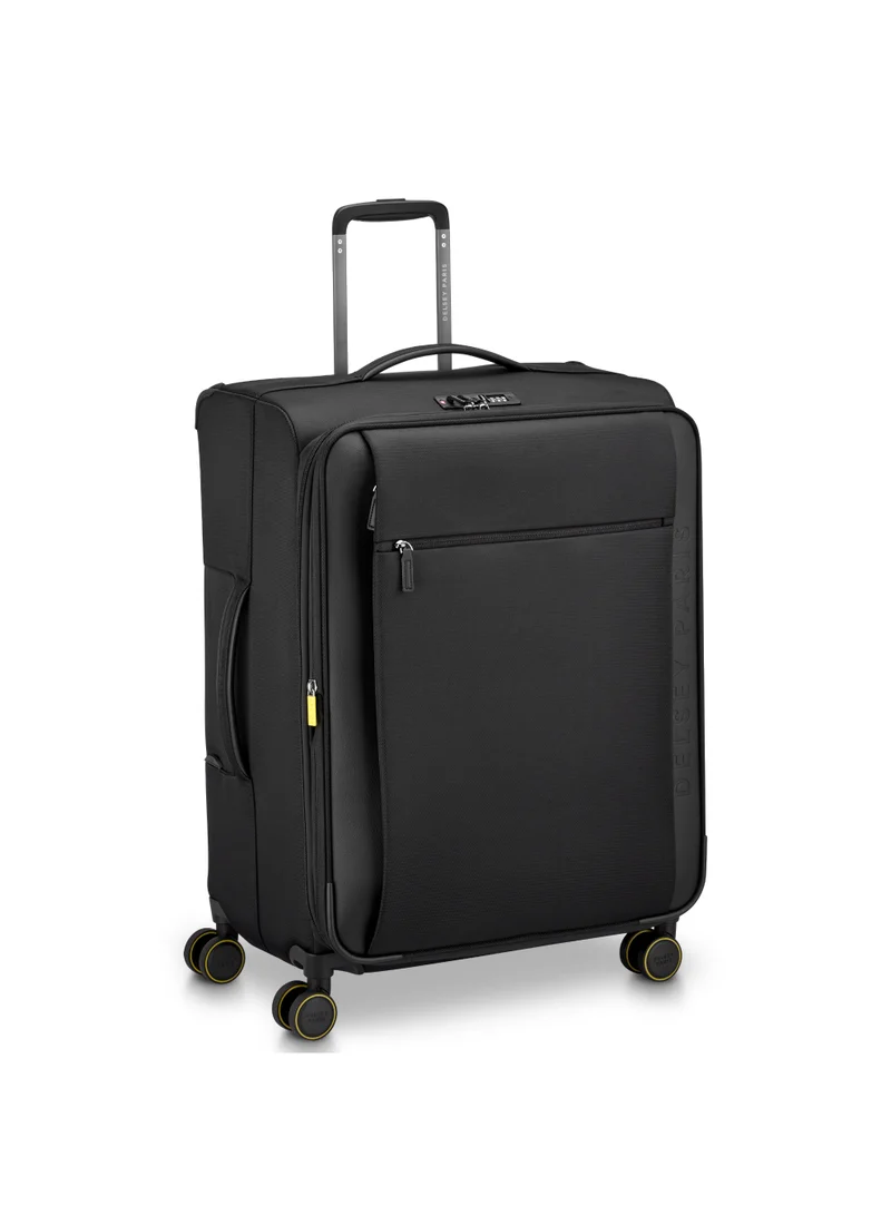 Delsey Montmartre Air  3.0 4-Double Wheel Expandable Trolley Suitcase 83cm Black