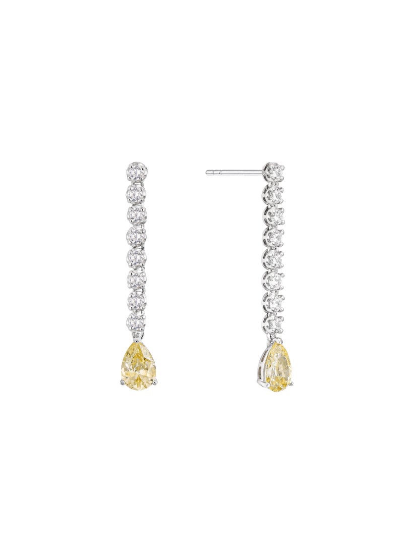 AWNL - Yellow Zircon Dangle Earrings for Women Gift for Wife - Image 1