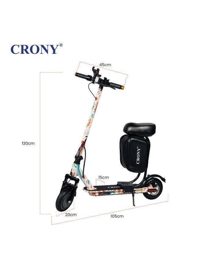 كروني سكوتر كهربائي للأطفال M365، 500 واط، بطارية 36 فولت 7.8 أمبير/ساعة، سرعة آمنة من 25 إلى 35 كم/ساعة، مدى قيادة طويل من 15 إلى 20 كم، سكوتر كهربائي خفيف الوزن قابل للطي للأولاد والبنات، مقود قابل للتعديل، مصابيح LED، هيكل قوي، حمولة 120 كجم، تسارع سلس مناسب للمبتدئين، نظام فرامل ثابت، تصميم ممتص للصدمات، سكوتر كهربائي محمول صغير الحجم للمراهقين والأطفال، مقعد M365 مع نظام تعليق على شكل زهرة قطة - Image 2