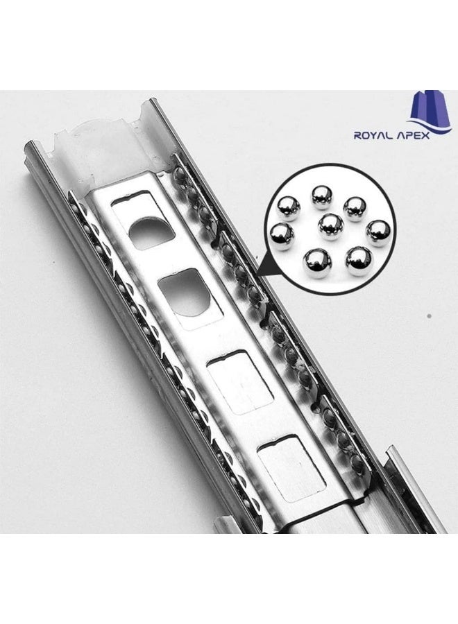 Royal Apex Soft Closing Steel Ball Bearing Drawer Slide Rail Runner 12 Inch 31Cm  - Image 2