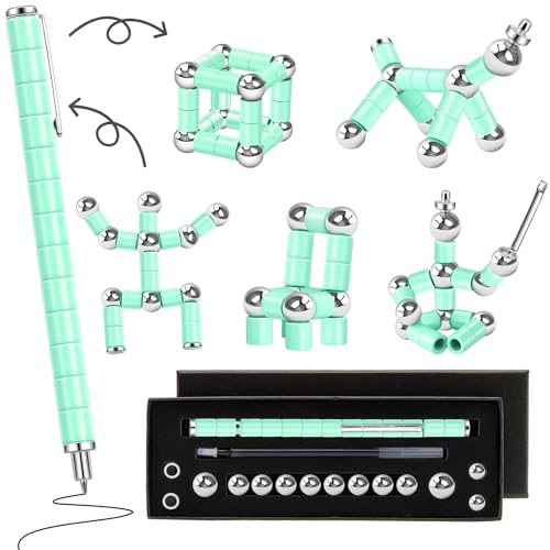 YYMHMF Magnet Pens Gifts for Teen Girls Easter Basket Stuffers for Teen Boys Unique Birthday Gifts for Men Women Cool Gadget Stress Relief Toys for 12 13 14 15 16 Year Old Desk Supplies Ballpoint Pens - Image 1