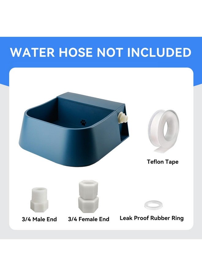 PETLESO PETLESO Automatic Dog Waterer, Automatic Water Bowl for Dogs Water Dispenser for Cats Dogs Birds Goats Chicken Outdoor Small Animals, Blue 2L  - Image 4