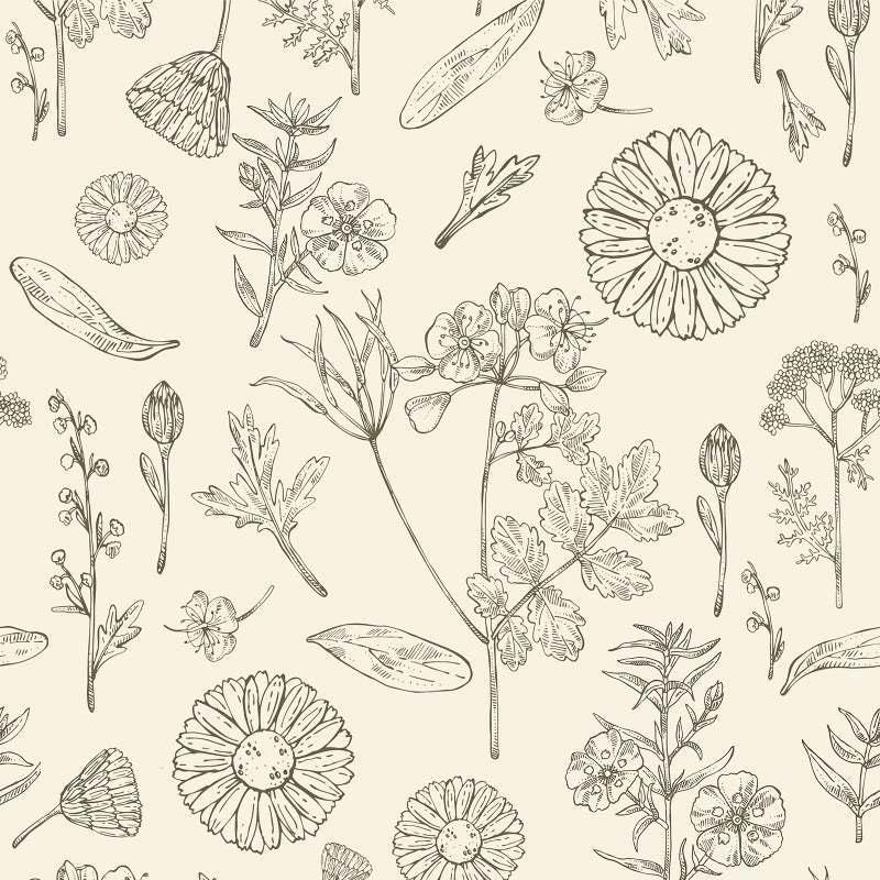 PeonyQueen Beige Floral Wallpaper Peel and Stick Wallpaper 173x393 Boho Contact Paper for Cabinets Self Adhesive Wall Paper for Bedroom Removable Waterproof Beige and Brown Flower Leaf Wallpapers - Image 2